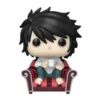 Figura Funko Pop L 2381 Death Note fuera de la caja, vista frontal