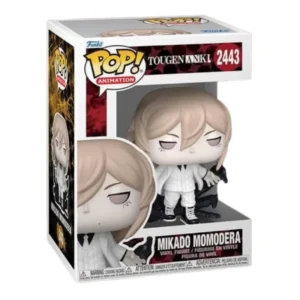Funko Pop Mikado Momodera 2443 Tougen Anki en su caja con vista lateral de la tienda de figuras coleccionables online spain dreampsop especializada en funko pop y youtooz