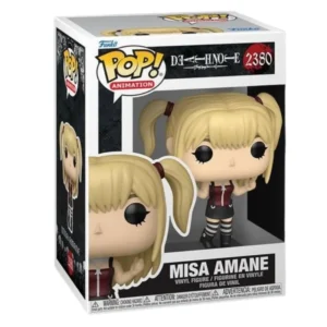Funko Pop Misa Amane 2380 Death Note en su caja con vista lateral de la tienda de figuras coleccionables online spain dreampsop especializada en funko pop y youtooz