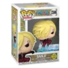 Funko Pop Sanji 2346 SE GITD One Piece en caja original, vista lateral