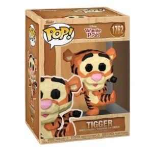 Funko Pop Tigger 1762 Disney en su caja con vista lateral de la tienda de figuras coleccionables online spain dreampsop especializada en funko pop y youtooz