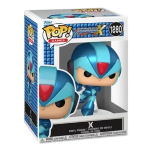 Funko Pop X 1280 Megaman en su caja con vista lateral de la tienda de figuras coleccionables online spain dreampsop especializada en funko pop y youtooz