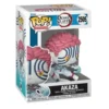 Funko Pop Akaza 2505 Demon Slayer en caja original, vista lateral