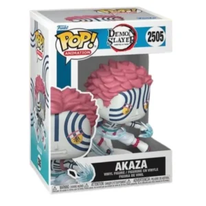 Funko Pop Akaza 2505 Demon Slayer en su caja con vista lateral de la tienda de figuras coleccionables online spain dreampsop especializada en funko pop y youtooz