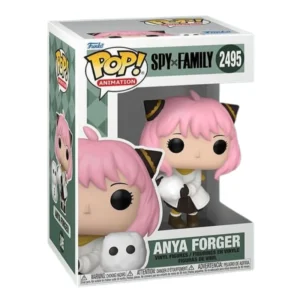 Funko Pop Anya Forger 2495 Spy X Family en su caja con vista lateral de la tienda de figuras coleccionables online spain dreamspop especializada en funko pop y youtooz