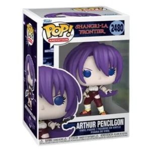 Funko Pop Arthur Pencilgon 2480 Shangri-La Frontier en su caja con vista lateral de la tienda de figuras coleccionables online spain dreamspop especializada en funko pop y youtooz