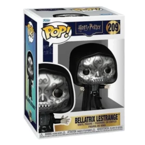 Funko Pop Bellatrix Lestrange 209 Harry Potter en su caja con vista lateral de la tienda de figuras coleccionables online spain dreampsop especializada en funko pop y youtooz