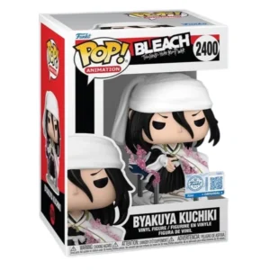 Funko Pop Byakuya Kuchiki 2400 SE Bleach en su caja con vista lateral de la tienda de figuras coleccionables online spain dreampsop especializada en funko pop y youtooz