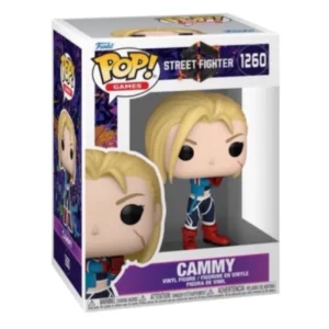 Funko Pop Cammy 1260 Street Fighter en su caja con vista lateral de la tienda de figuras coleccionables online spain dreampsop especializada en funko pop y youtooz