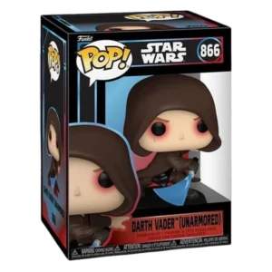 Funko Pop Darth Vader (Unarmored) 866 Star Wars en su caja con vista lateral de la tienda de figuras coleccionables online spain dreamspop especializada en funko pop y youtooz