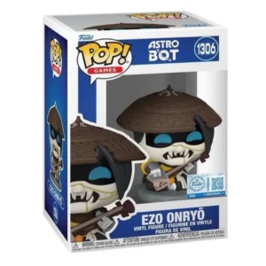 Funko Pop Ezo Onryo 1306 SE Astro Bot en su caja con vista lateral de la tienda de figuras coleccionables online spain dreampsop especializada en funko pop y youtooz