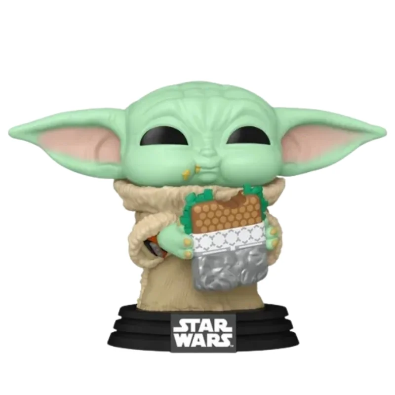 Funko Pop Grogu 841 Star Warsen fuera de caja con vista frontal de la tienda de figuras coleccionables online spain dreampsop especializada en funko pop y youtooz