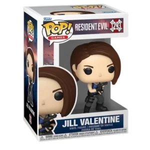 Funko Pop Jill Valentine 1293 Resident Evil en su caja con vista lateral de la tienda de figuras coleccionables online spain dreamspop especializada en funko pop y youtooz