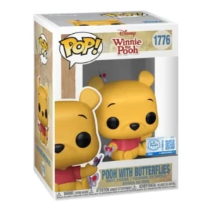 Funko Pop Pooh with Butterflies 1776 SE Disney en su caja con vista lateral de la tienda de figuras coleccionables online spain dreamspop especializada en funko pop y youtooz