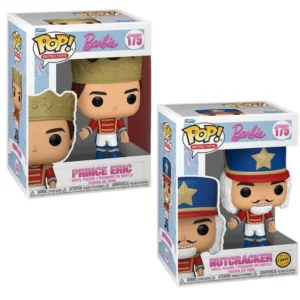 Funko Pop Prince Eric 175 Bundle Barbie en su cajas con vista lateral de la tienda de figuras coleccionables online spain dreamspop especializada en funko pop y youtooz