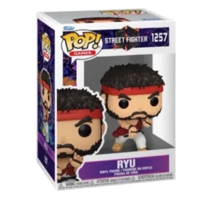 Funko Pop Ryu 1257 Street Fighter en su caja con vista lateral de la tienda de figuras coleccionables online spain dreampsop especializada en funko pop y youtooz