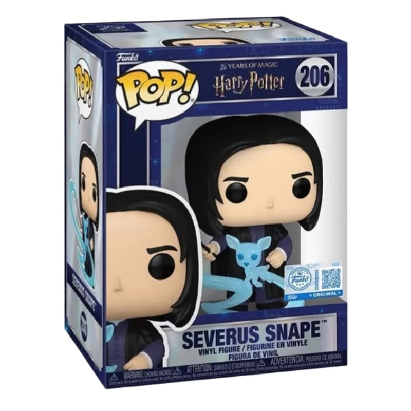 Funko Pop Severus Snape 206 SE Harry Potter en su caja con vista lateral de la tienda de figuras coleccionables online spain dreampsop especializada en funko pop y youtooz