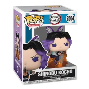 Funko Pop Shinobu Kocho 2504 Demon Slayer en su caja con vista lateral de la tienda de figuras coleccionables online spain dreampsop especializada en funko pop y youtooz