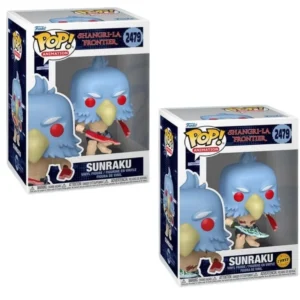 Funko Pop Sunraku 2479 Bundle Shangri-La Frontier en sus cajas con vista lateral de la tienda de figuras coleccionables online spain dreamspop especializada en funko pop y youtooz