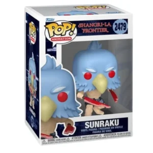 Funko Pop Sunraku 2479 Shangri-La Frontier en su caja con vista lateral de la tienda de figuras coleccionables online spain dreamspop especializada en funko pop y youtooz