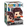Funko Pop Tanjiro Kamado 2501 Demon Slayer en caja original, vista lateral