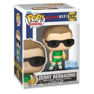 Funko Pop Terry Bernadino 1932 SE Reno 911! en su caja con vista lateral de la tienda de figuras coleccionables online spain dreamspop especializada en funko pop y youtooz