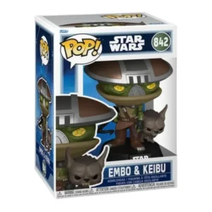 Funko Pop Buddy Embo & Keibu 842 Star Wars en su caja con vista lateral de la tienda de figuras coleccionables online spain dreamspop especializada en funko pop y youtooz