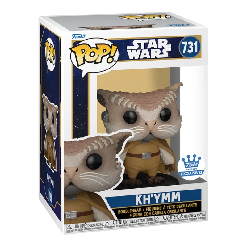 Funko Pop KH'YMM 731 SE Star Wars en su caja con vista lateral de la tienda de figuras coleccionables online spain dreamspop especializada en funko pop y youtooz