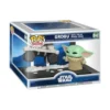 Funko Pop Moment Grogu 840 with Polar Mouse Droid Star Wars en caja original, vista lateral