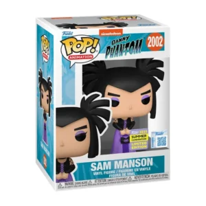 Funko Pop Sam Manson 2002 SDCC 2025 Nickelodeon en su caja con vista lateral de la tienda de figuras coleccionables online spain dreamspop especializada en funko pop y youtooz