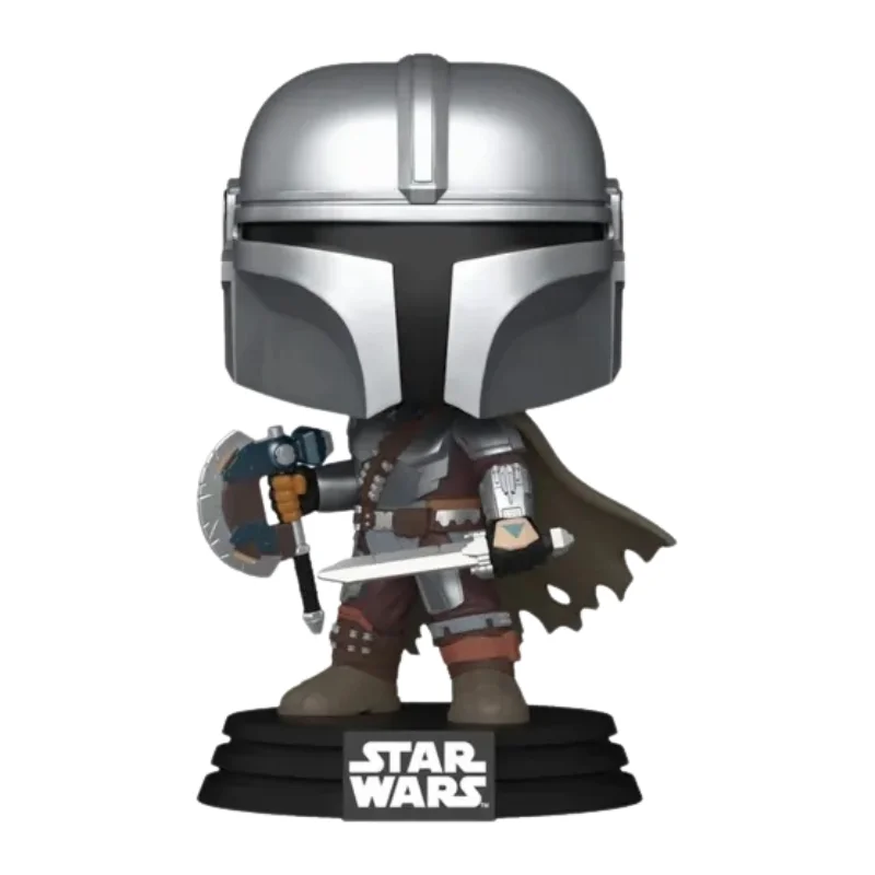 Funko Pop The Mandalorian 844 (Dual Wield) Star Wars fuera de caja con vista frontal de la tienda de figuras coleccionables online spain dreampsop especializada en funko pop y youtooz