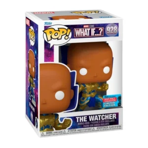 Funko Pop The Watcher 928 Fall Convention 2021 Marvel en su caja con vista lateral de la tienda de figuras coleccionables online spain dreampsop especializada en funko pop y youtooz