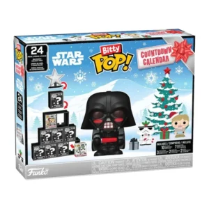 Calendario Adviento Bitty Pop Star Wars en su caja con vista lateral de la tienda de figuras coleccionables online spain dreamspop especializada en funko pop y youtooz