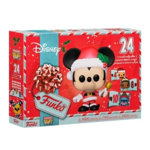 Calendario Adviento Pocket Pop Disney en su caja con vista lateral de la tienda de figuras coleccionables online spain dreamspop especializada en funko pop y youtooz