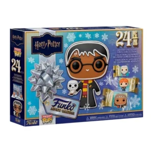 Calendario Adviento Pocket Pop Harry Potter en su caja con vista lateral de la tienda de figuras coleccionables online spain dreamspop especializada en funko pop y youtooz