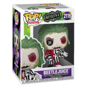 Funko Pop Beetlejuice 2119 en su caja con vista lateral de la tienda de figuras coleccionables online spain dreamspop especializada en funko pop y youtooz