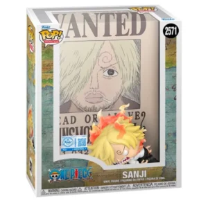 Funko Pop Covers Sanji 2571 SE One Piece en su caja con vista lateral de la tienda de figuras coleccionables online spain dreamspop especializada en funko pop y youtooz