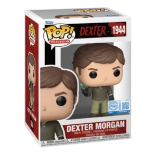 Funko Pop Dexter Morgan 1944 SE Dexter en su caja original, vista lateral.