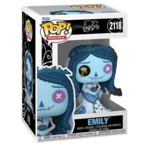Funko Pop Emily 2118 La Novia Cadáver en su caja con vista lateral de la tienda de figuras coleccionables online spain dreamspop especializada en funko pop y youtooz