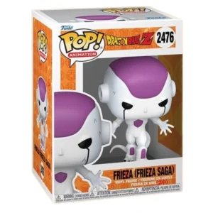 Funko Pop Frieza (Frieza Saga) 2476 Dragon Ball en su caja original, vista lateral.