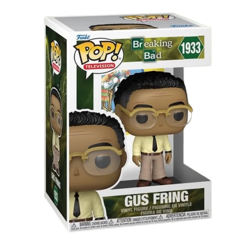 Funko Pop Gus Fring 1933 Breaking Bad en su caja con vista lateral de la tienda de figuras coleccionables online spain dreamspop especializada en funko pop y youtooz