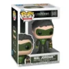 Funko Pop Hal Jordan 649 Lanterns en su caja original, vista lateral.