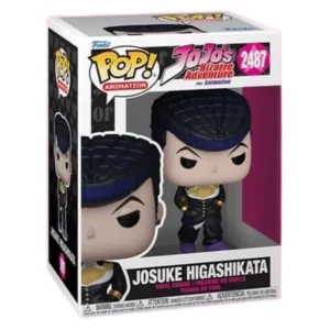 Funko Pop Josuke Higashikata 2487 Jojo's Bizarre Adventure en su caja original, vista lateral.