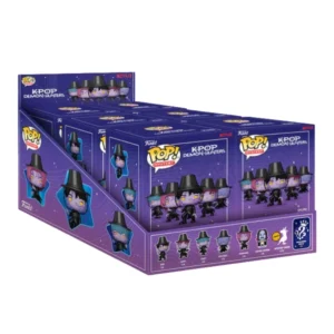 Funko Pop K-Pop Demon Hunters Caja en su caja original, vista lateral.