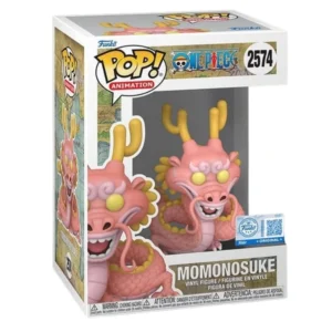 Funko Pop Momonosuke 2574 SE One Piece en su caja con vista lateral de la tienda de figuras coleccionables online spain dreamspop especializada en funko pop y youtooz