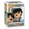 Funko Pop Monkey D. Luffy 2402 SE One Piece en su caja original, vista lateral.