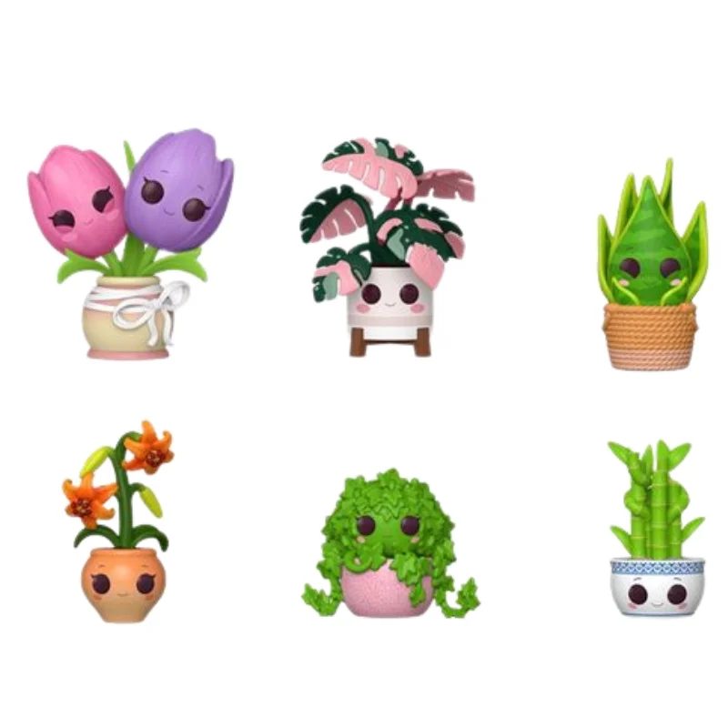Funko Pop Mystery Flora Plants (opción chase aleatoria) fuera de su caja, vista frontal.