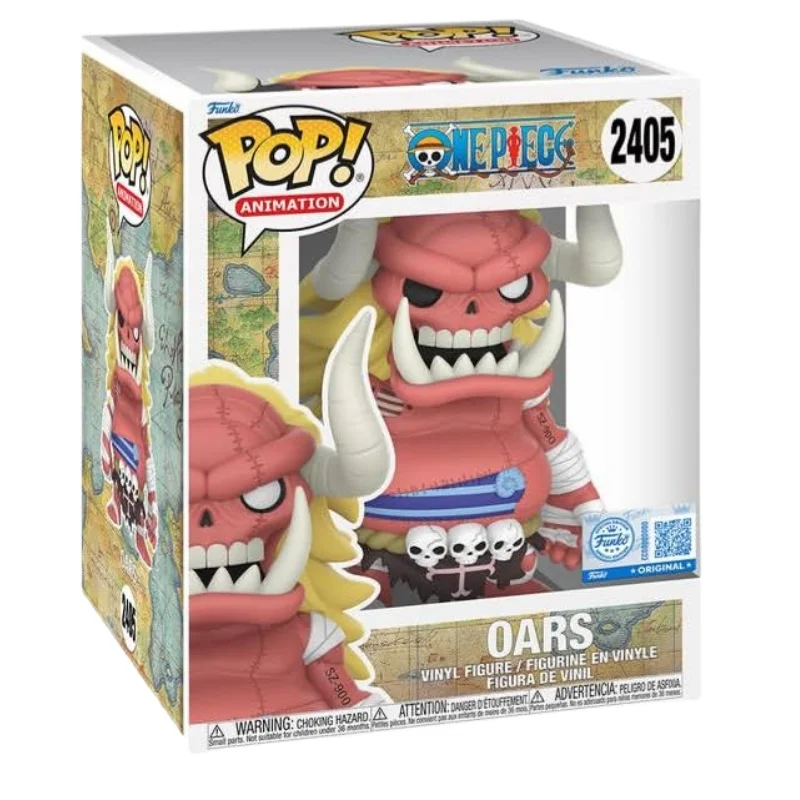 Funko Pop Oars 2405 SE One Piece en su caja con vista lateral de la tienda de figuras coleccionables online spain dreamspop especializada en funko pop y youtooz