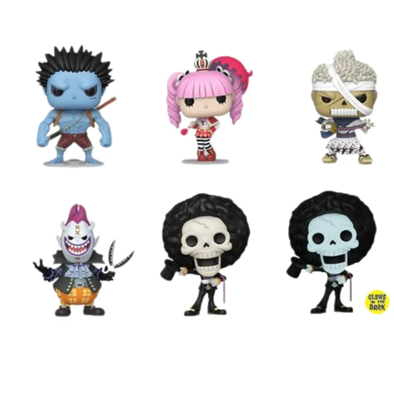 Funko Pop Mystery One Piece (opción chase aleatoria) fuera de su caja, vista frontal.