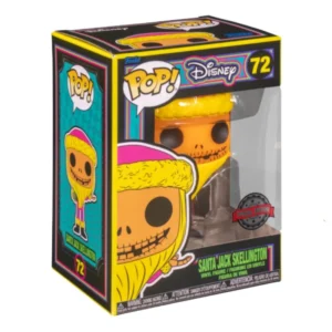 Funko Pop Santa Jack Skellington 72 SE Pesadilla antes de Navidad en su caja con vista lateral de la tienda de figuras coleccionables online spain dreamspop especializada en funko pop y youtooz